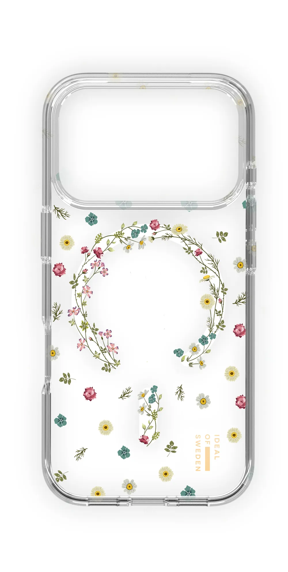 Clear Case Mid Magsafe iPhone 17 Pro, Petite Floral Handyhülle