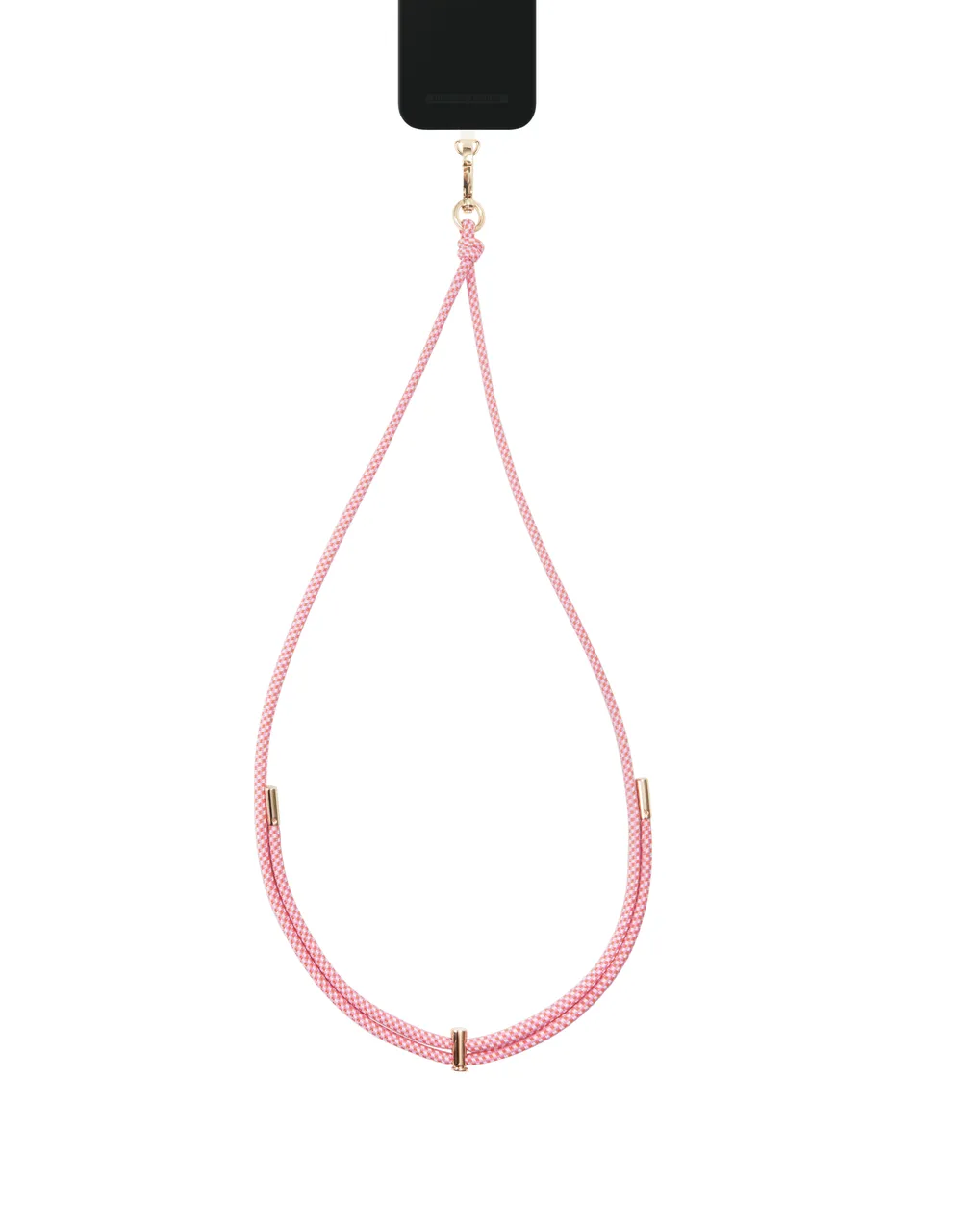 Cord Phone Strap Multi Pink