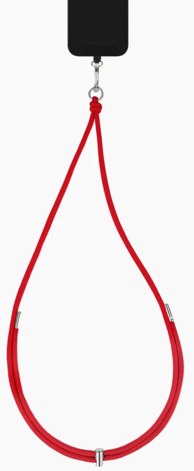 Cord Phone Strap Radiant Red