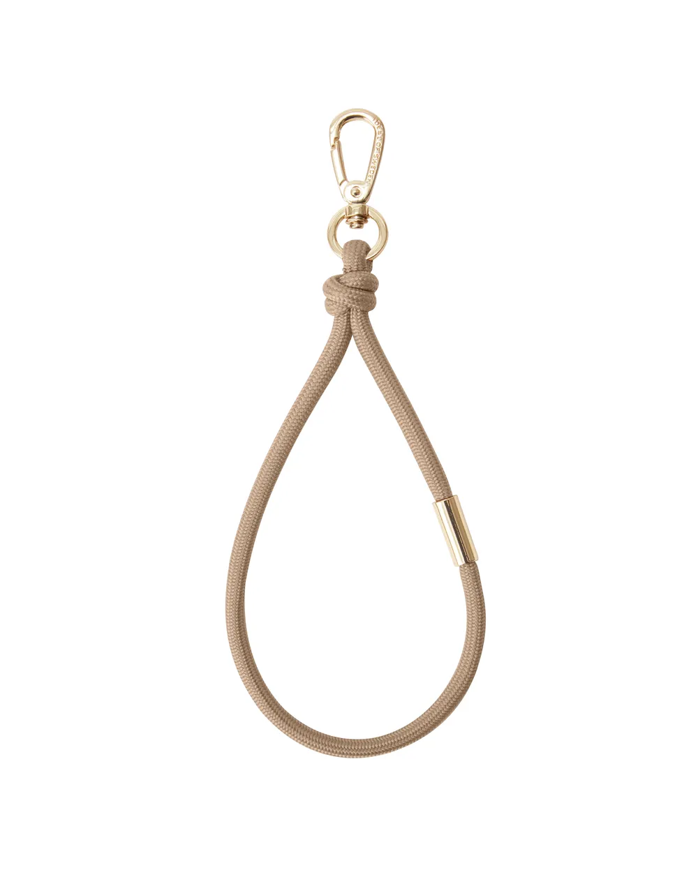 Cord Phone Wristlet Beige