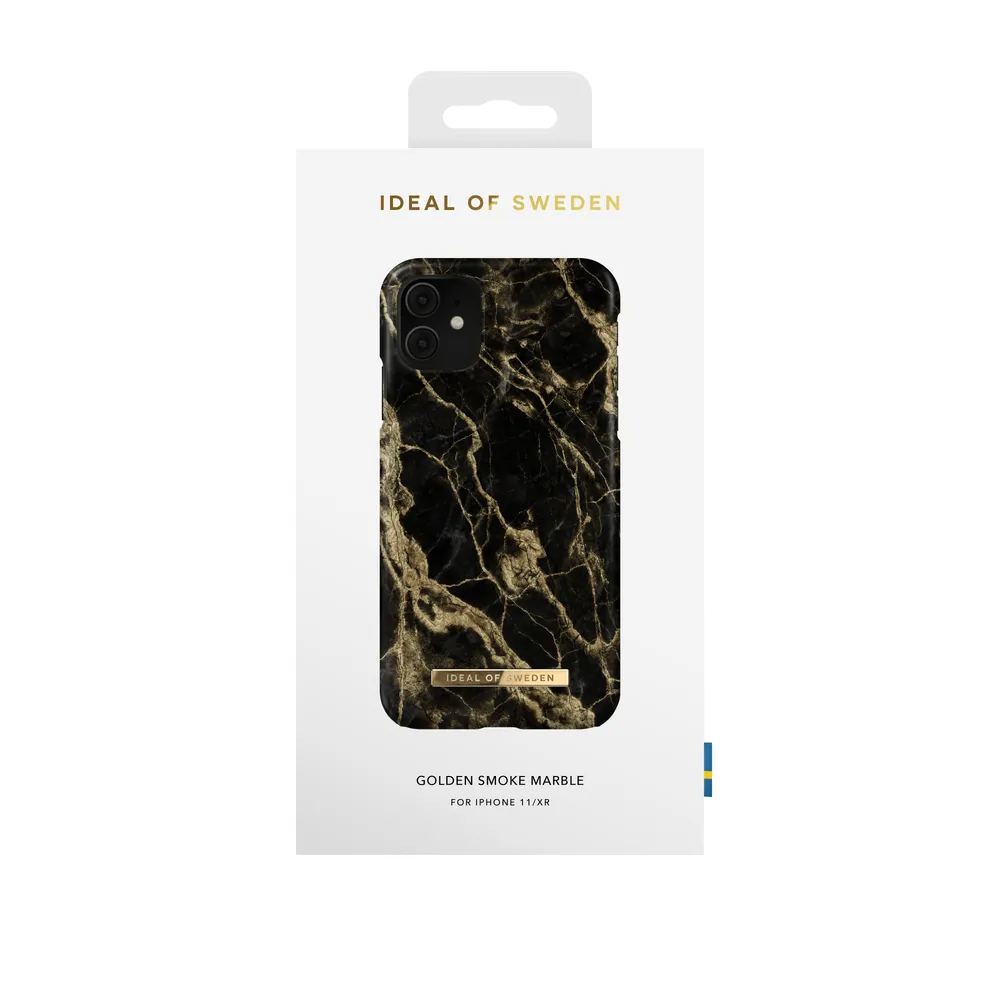 "Cover ""Fashion Case"" für Apple iPhone 11/XR, Golden Smoke Marble (00216603) Handyhülle"
