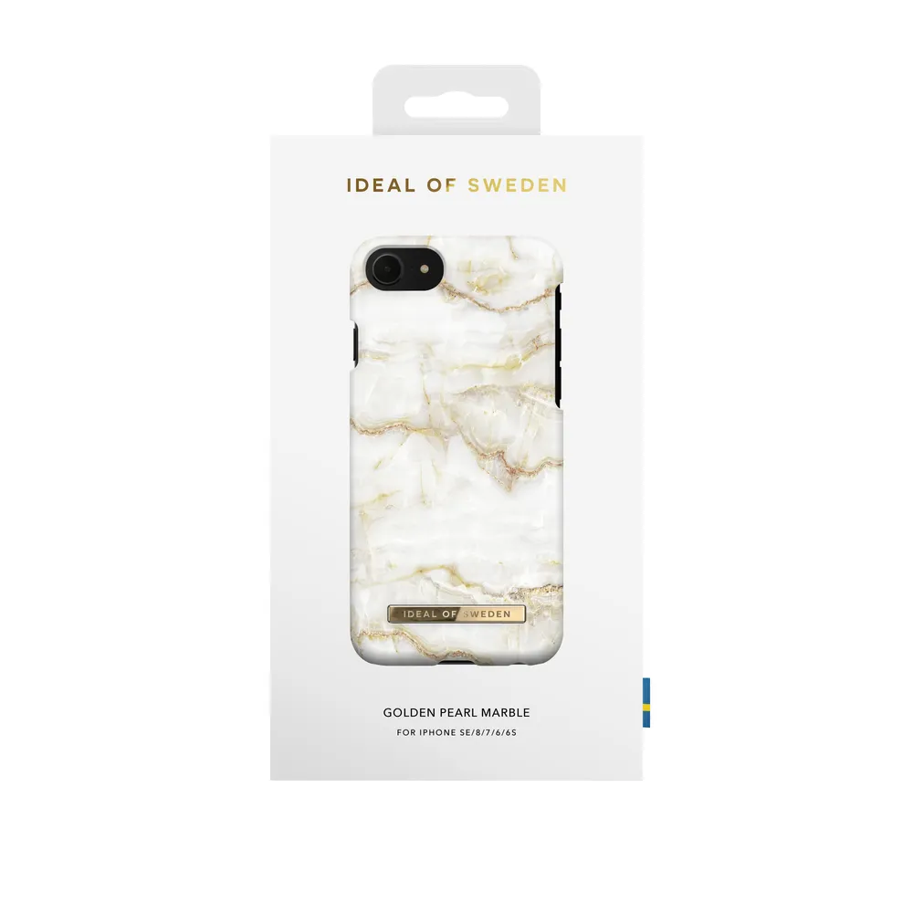 "Cover ""Fashion Case"" für Apple iPhone 8/7/6/6S/SE, Golden Pearl Marble (00216628) Handyhülle"