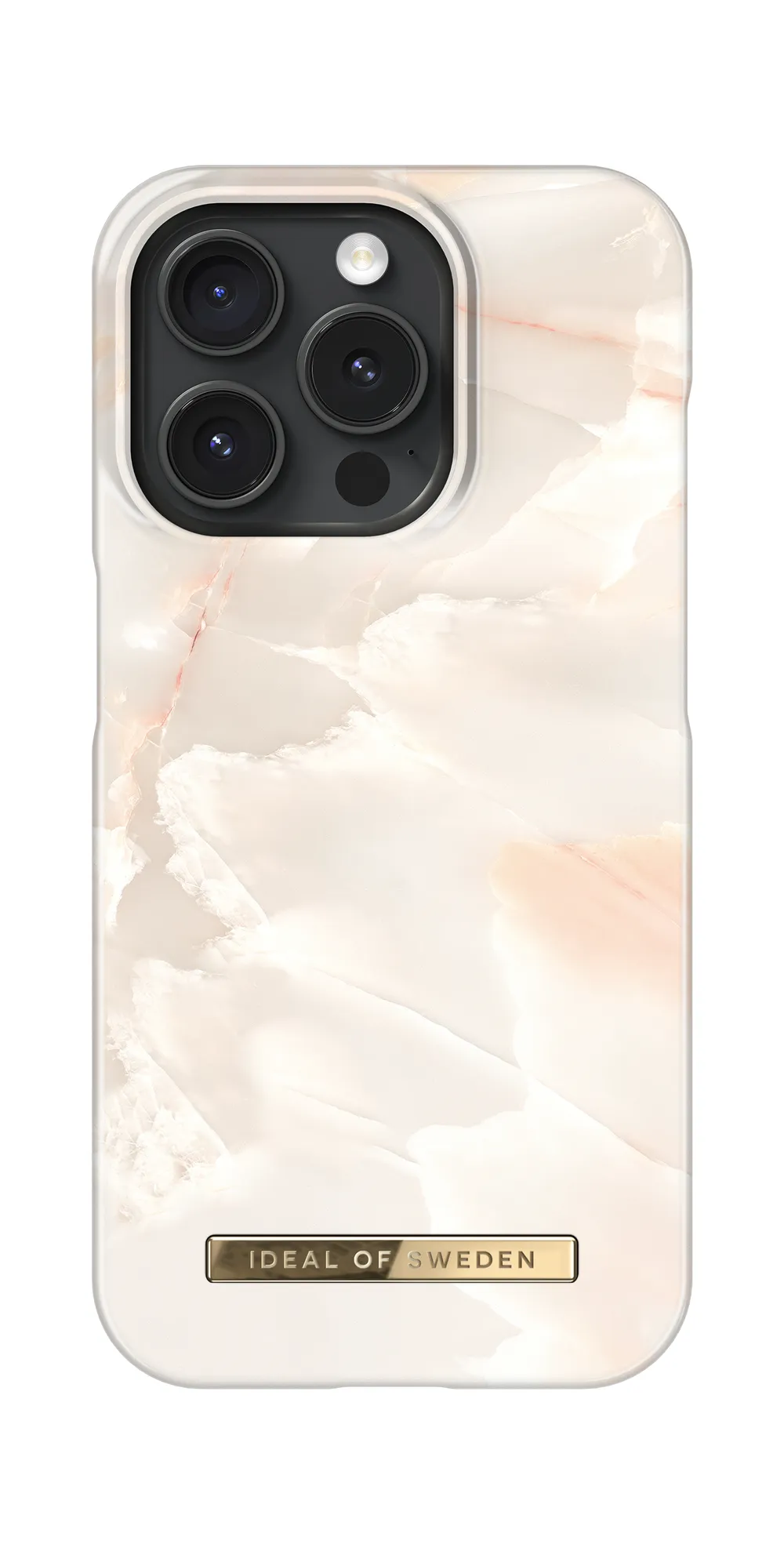iPhone 15 Pro Fashion Case, Rosé Pearl Marble Handyhülle
