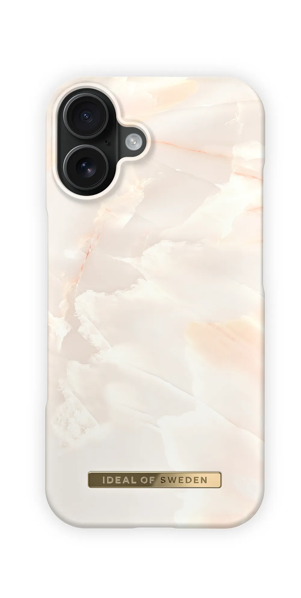Printed Case iPhone 16, Rose Pearl Marble Handyhülle