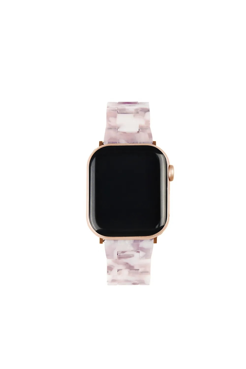Resin Watch Band 38/40/41/42 Pink Pearl