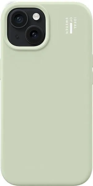 Silicone Case MagSafe iPhone 13/ 14/ 15/ 16e Sage Green Handyhülle