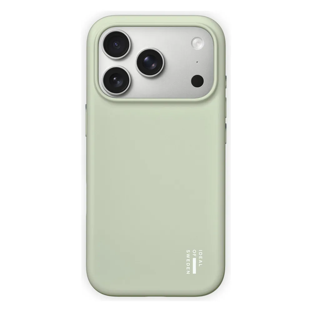 Silicone Case MagSafe iPhone 17 Pro Sage Green Handyhülle