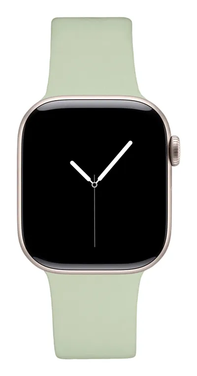 Silicone Watch Band 42/44/45/46/49 S-M Sage Green