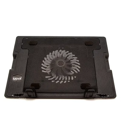 Notebook-Ständer IGGUAL RP1V17 Schwarz 17" USB-Kühlung Ergonomisch