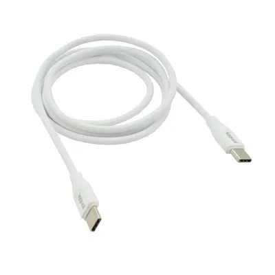 USB-C Kabel iggual Quickcharge 3.0 1m Weiß 3A 60W TPE