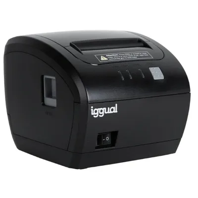 Iggual TP EASY 80 Thermo-Ticketdrucker USB/RJ11 Schwarz