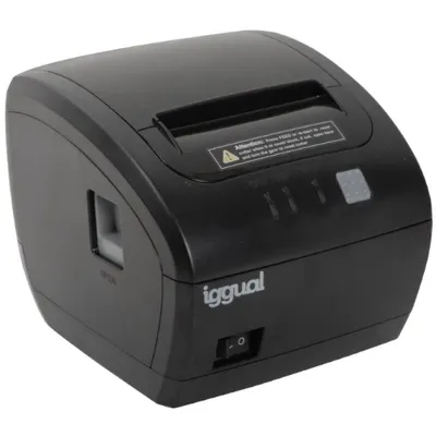iggual TP7001 Dual USB+RS232 Thermo-Ticketdrucker Schwarz