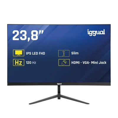 Monitor iggual IGG319413 23.8" FullHD 120Hz IPS Frameless 1ms HDMI VGA