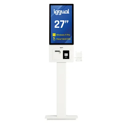 Kiosk iggual ORCHID KI-27 8GB 256GB SSD Intel Core i5 Windows 11 Pro TFT 27" LED Touchscreen Kiosk