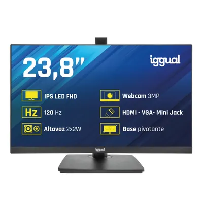 iggual ML24WC 23,8" Full HD 1920x1080 IPS LED 1 ms Schwarz