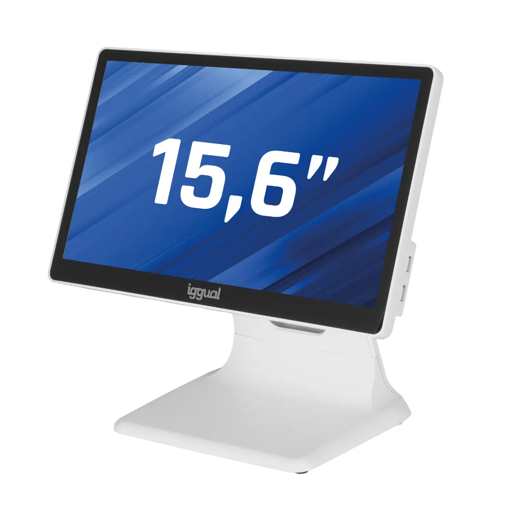 TPV iggual AIO W156.64.1000SO 15.6" Full HD Touchscreen Weiß TPV iggual AIO W156.64.1000SO 15.6" Full HD Touchscreen Weiß