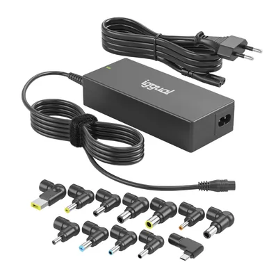 Netzadapter iggual CUA-C-12T-90W Universal 90W 12 Anschluesse Typ-C LED Schutz