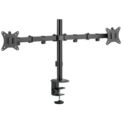 iggual SPM02 Monitorhalterung Tisch 2 Monitore 17 bis 32 Zoll VESA 75x75 bis 100x100 Max 9kg