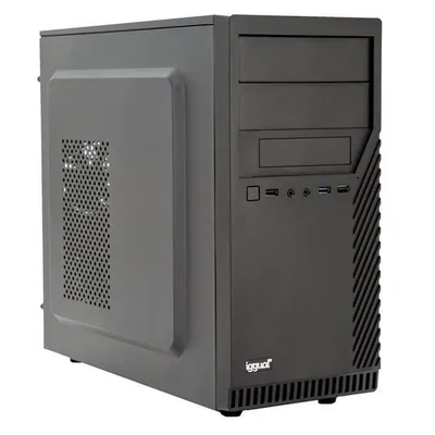 Iggual PSIGG3 USB 3.2 Schwarz + 500W 80 Plus Bronze Netzteil