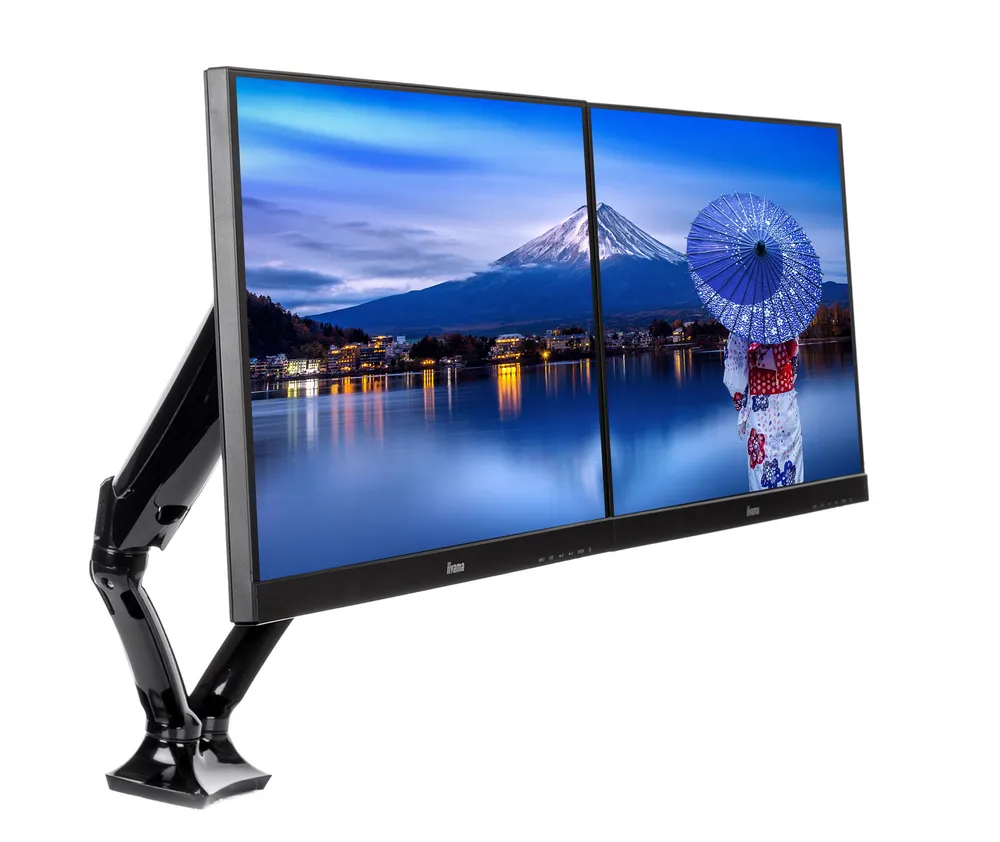 iiyama DS3002C-B1 Monitorhalterung Klemme Tisch 10 bis 27" VESA 75x75 bis 100x100 Max 5Kg