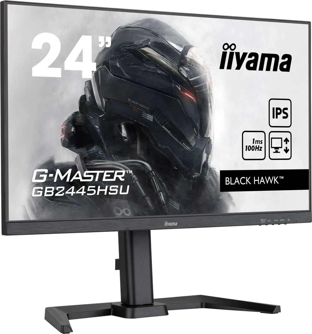 G-MASTER GB2445HSU-B2, Schwarz, 23,8 Zoll, Full HD, IPS, 100 Hz, 1 ms