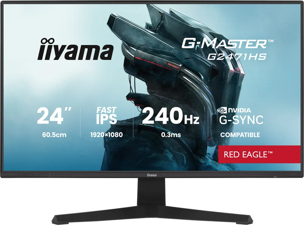 Iiyama G-MASTER Red Eagle G2471HS-B1 | g2471hs-b1 | LED-Monitor - Gaming