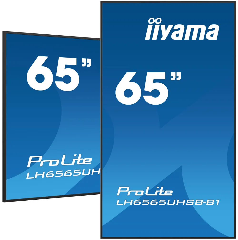 Iiyama ProLite LH6565UHSB-B1 | lh6565uhsb-b1 | 164 cm (65") Diagonalklasse LCD-Display mit LED-Hintergrundbeleuchtun