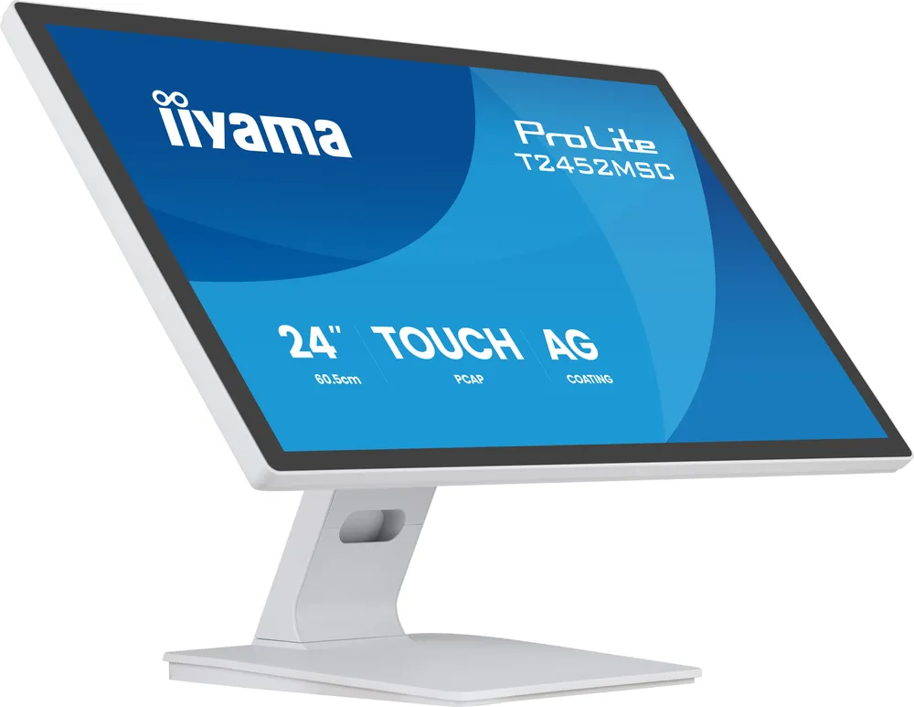 Monitor iiyama T2452MSC-W2AG 24" FullHD 60Hz IPS Touch Lautsprecher Weiß