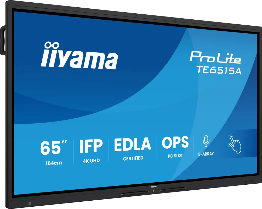 iiyama ProLite TE6515A-B1AG Digital Signage Touchdisplay 163.8cm (64.5") 4K UHD | te6515a-b1ag | IPS - 8ms