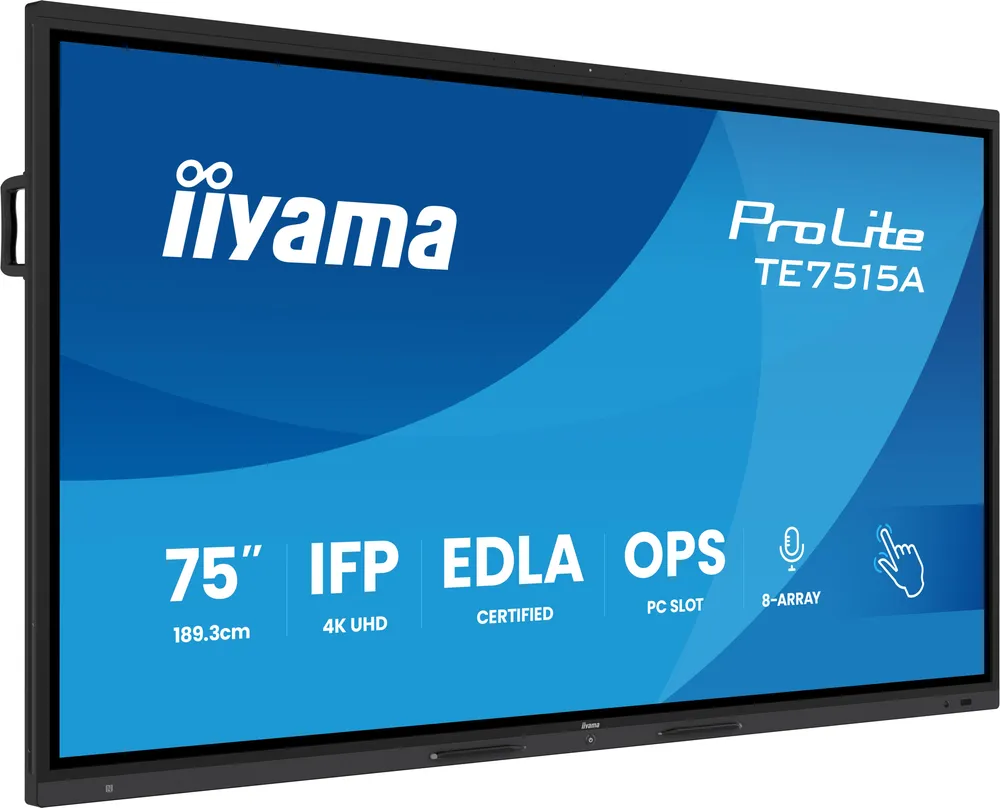 iiyama ProLite TE7515A-B1AG | te7515a-b1ag | 74.5" 4K-UHD-Touchdisplay
