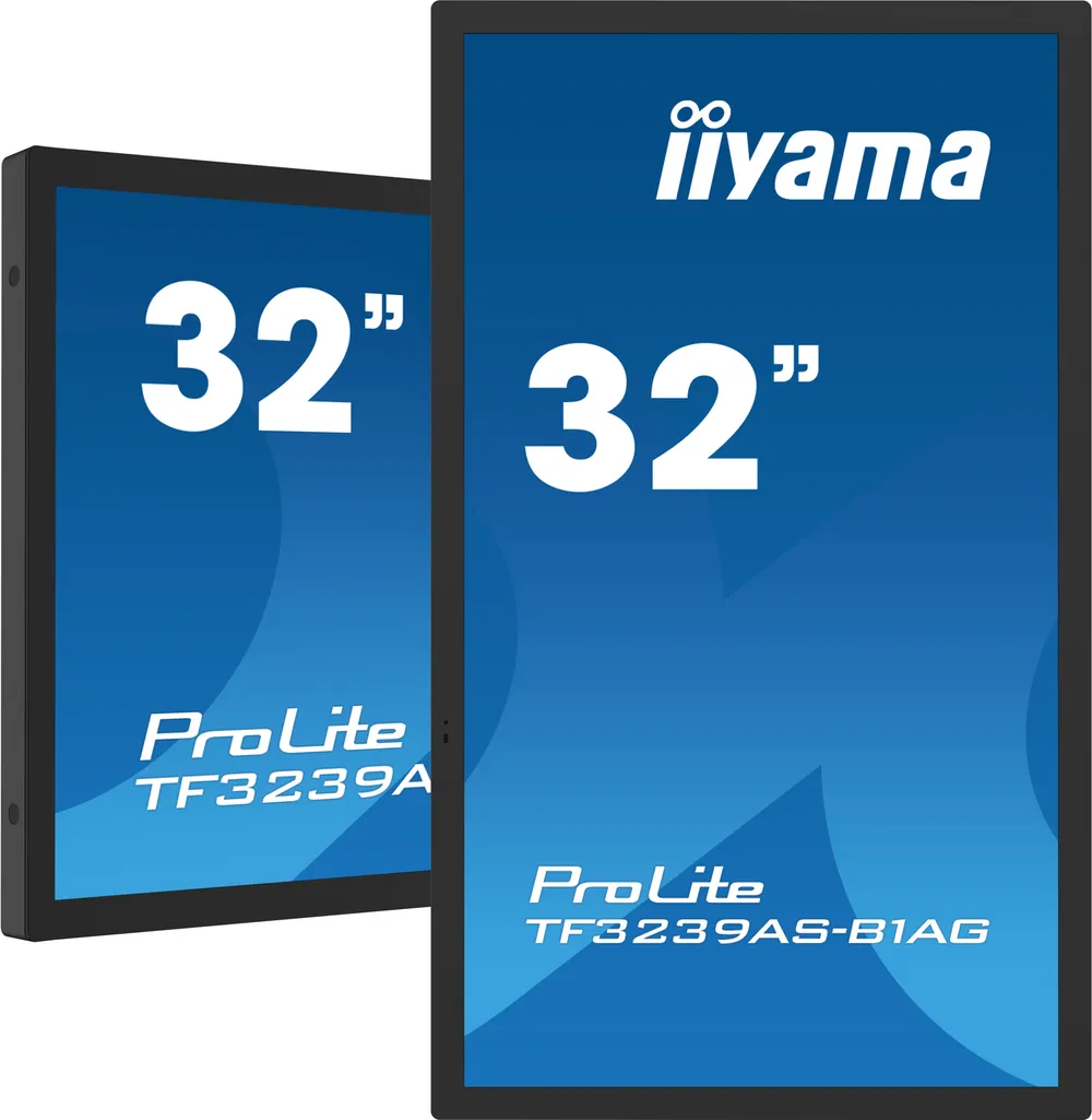 Flacher Monitor iiyama TF3239AS-B1AG 31,5" 2.4K Ultra HD Touchscreen Android 11