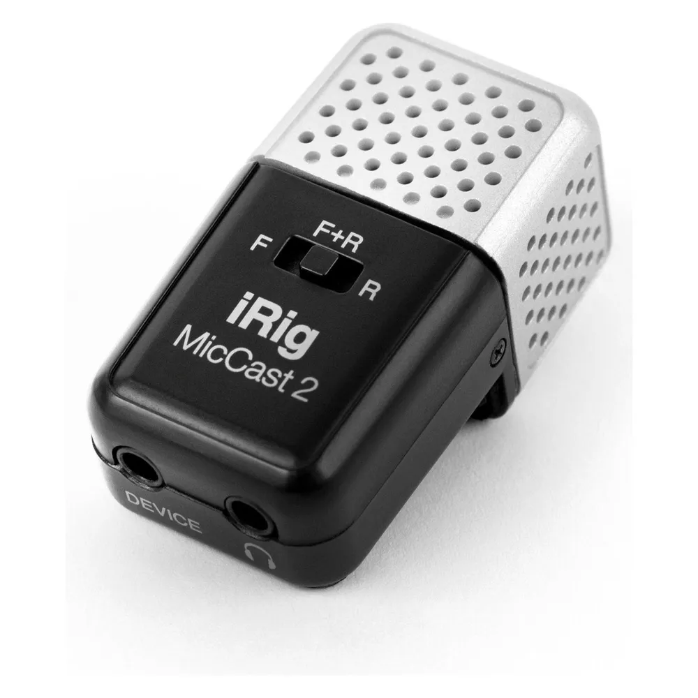 IK Multimedia iRig Mic Cast 2 Ultrakompaktes Doppelmikrofon