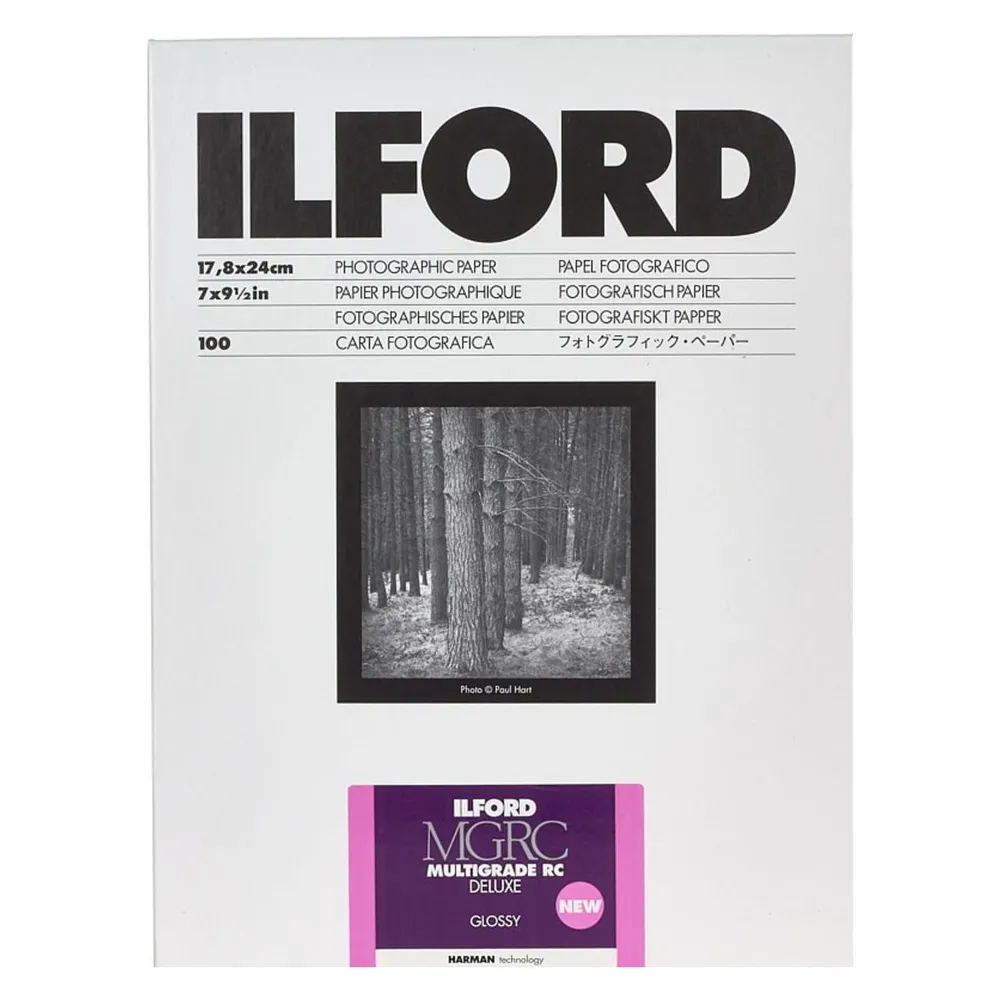 Fotopapier Ilford Multigrade V Rc De Luxe Mgd.1m Glänzend 30,5 x 40,6 cm 50 Blatt