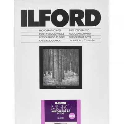 Fotopapier Ilford Multigrade V Rc De Luxe Mgd.1m Glänzend 30,5 x 40,6 cm 50 Blatt