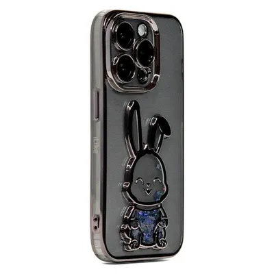 iLike iPhone 14 Pro Silicone Case Print Desire Rabbit (Apple iPhone 14 Pro)