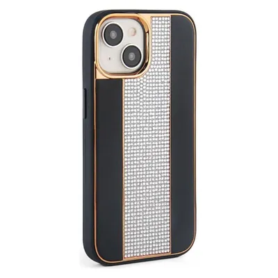 iLike iPhone 15 Diamonds and Leather Case (Apple iPhone 15)
