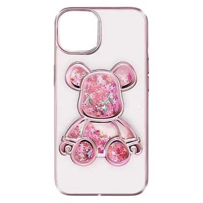 iLike iPhone 15 Silicone Case Print Desire Bear (Apple iPhone 15)