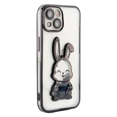 iLike iPhone 15 Silicone Case Print Desire Rabbit (Apple iPhone 15)