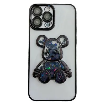 iLike iPhone 15 Pro Max Silicone Case Print Desire Bear (Apple iPhone 15 Pro Max)