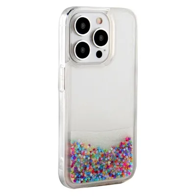 iLike iPhone 15 Pro Max Silicone Case Water Glitter (Apple iPhone 15 Pro Max)