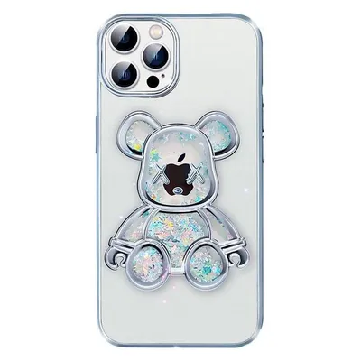 iLike iPhone 15 Pro Silicone Case Print Desire Bear (Apple iPhone 15 Pro)