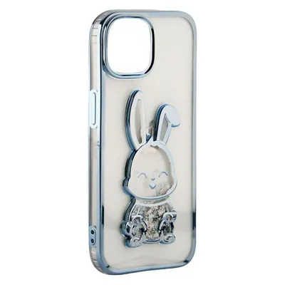 iLike iPhone 15 Pro Silicone Case Print Desire Rabbit (Apple iPhone 15 Pro)