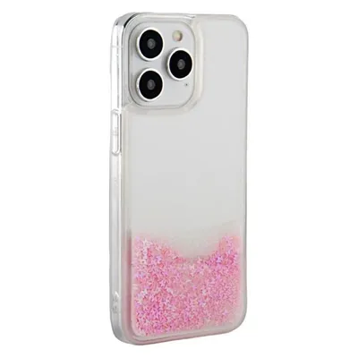 iLike iPhone 15 Pro Silicone Case Water Glitter (Apple iPhone 15 Pro)