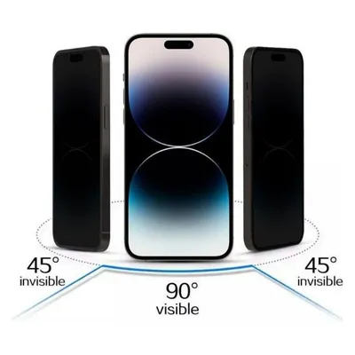 iLike Galaxy S23 Tempered Privacy Glass (With Cutout For Reader)