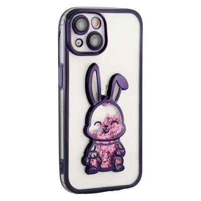 iLike iPhone 14 Silicone Case Print Desire Rabbit (Apple iPhone 14)