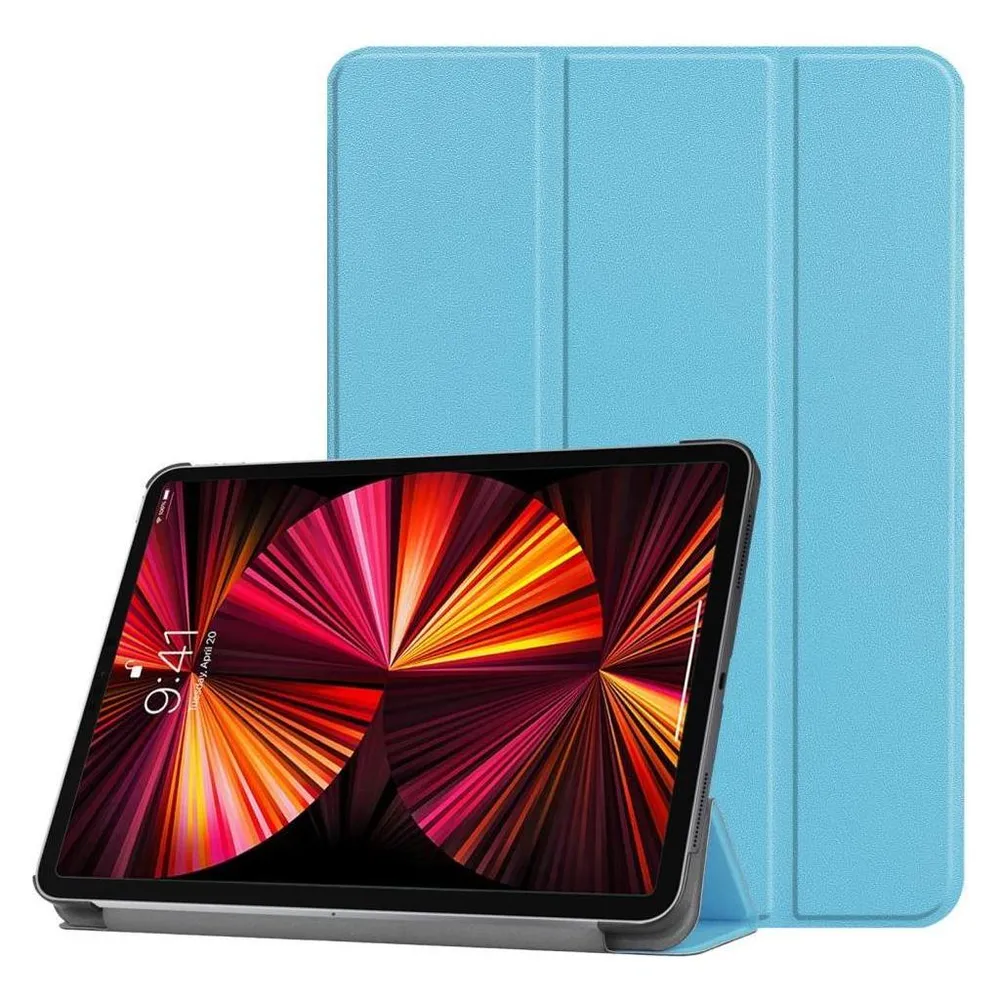 iLike Galaxy Tab S9 FE Plus Tri-Fold Eco-Leather Stand Case (Samsung Galaxy Tab S9 FE)