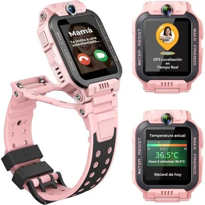 Imoo Z7 4G GPS 44mm Dualkamera Rosa IPX8 SpO2 Pulsuhr Kindersmartwatch