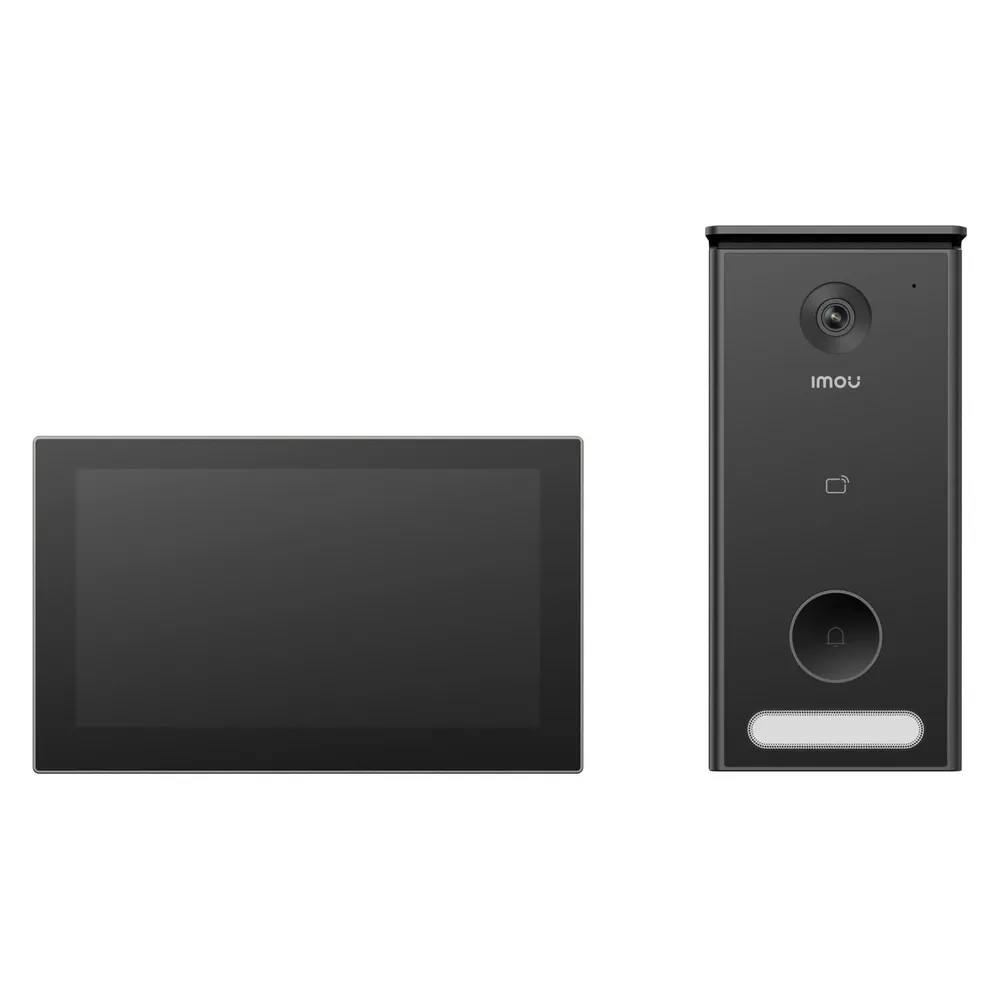 Imou VDP7 5MP (POE) - Videotürklingel mit Display (7") - Schwarz