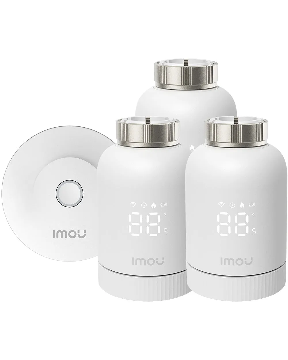Intelligenter thermostatischer Heizkörper - Effizientes, energiesparen, 3 Stück + Gateway (WLAN)