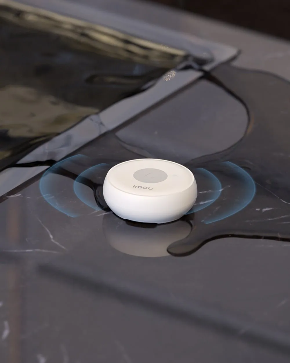 IMOU Zuhause [Alarm + Sensor] Sicherheitssystem, Wassersensor für Leckagen